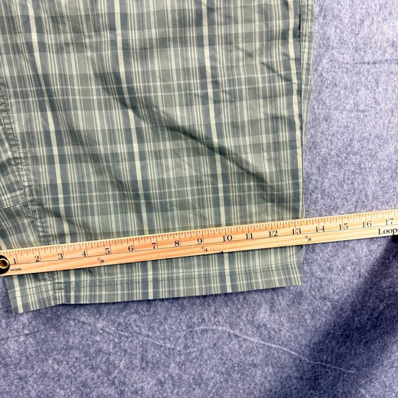 Columbia Omni-Wick Green Plaid Cargo Shorts Mens 40 Hiking Outdoor AM4083 - Picture 5 of 12